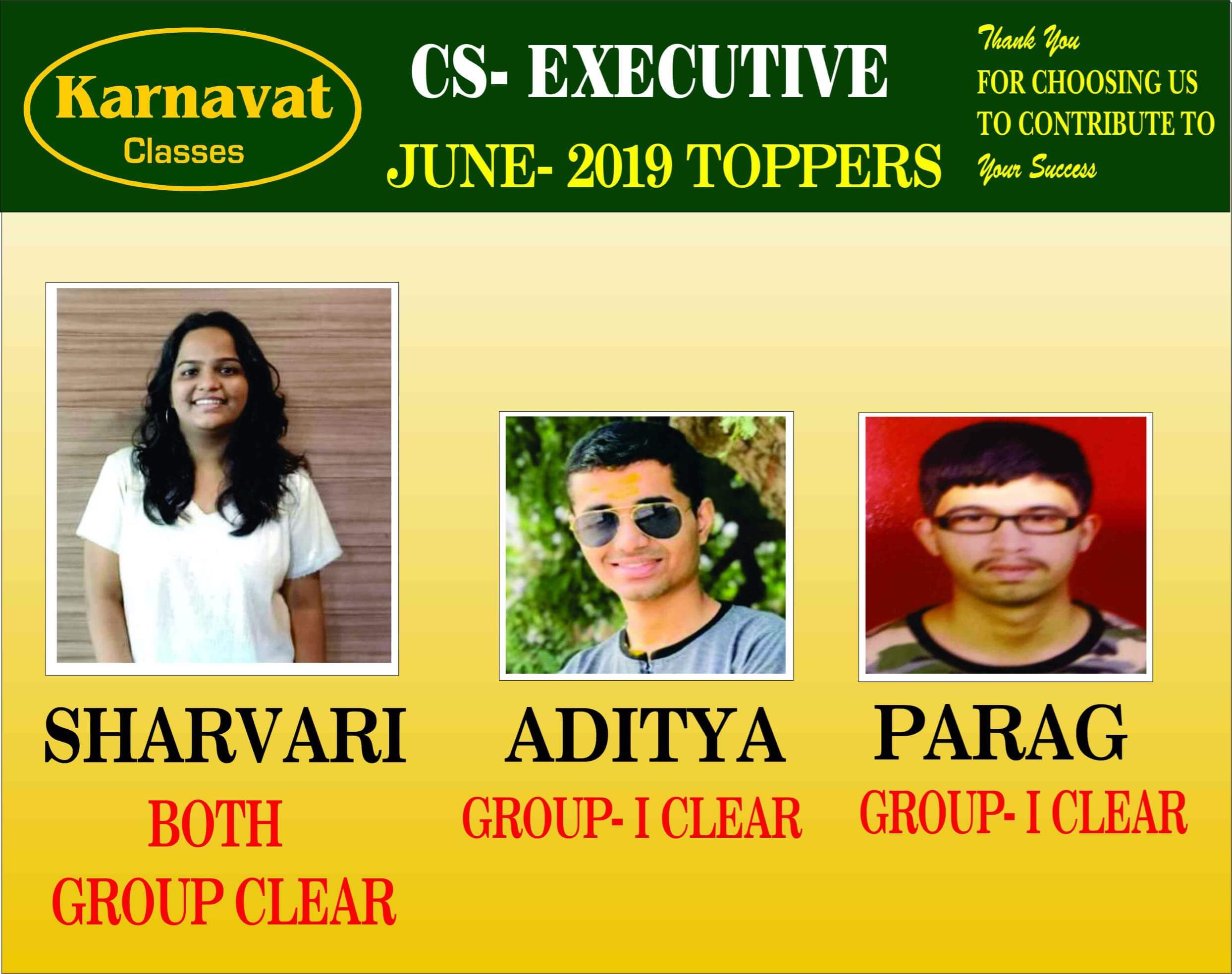 OUR CS-EXE TOPPERS